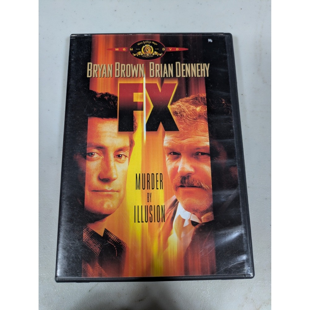 F/X Murder by Illusion DVD 1986 Bryan Brown Brian Dennehy Action Thriller MGM